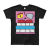 Fearless Red Box Face Youth (8-12 yrs) Tee - All Gender